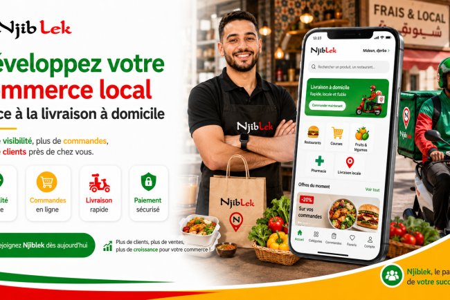 Comment développer son commerce local avec la livraison | Njiblek