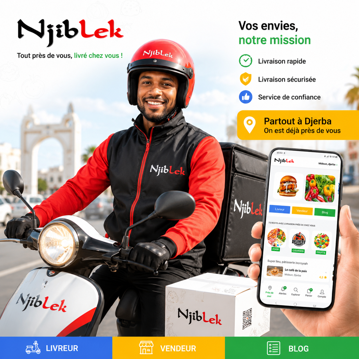 Service de livraison Njiblek