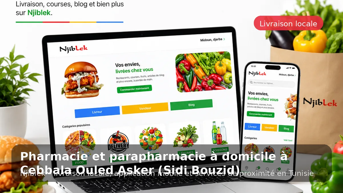 Pharmacie à Cebbala Ouled Asker avec Njiblek - service local Njiblek