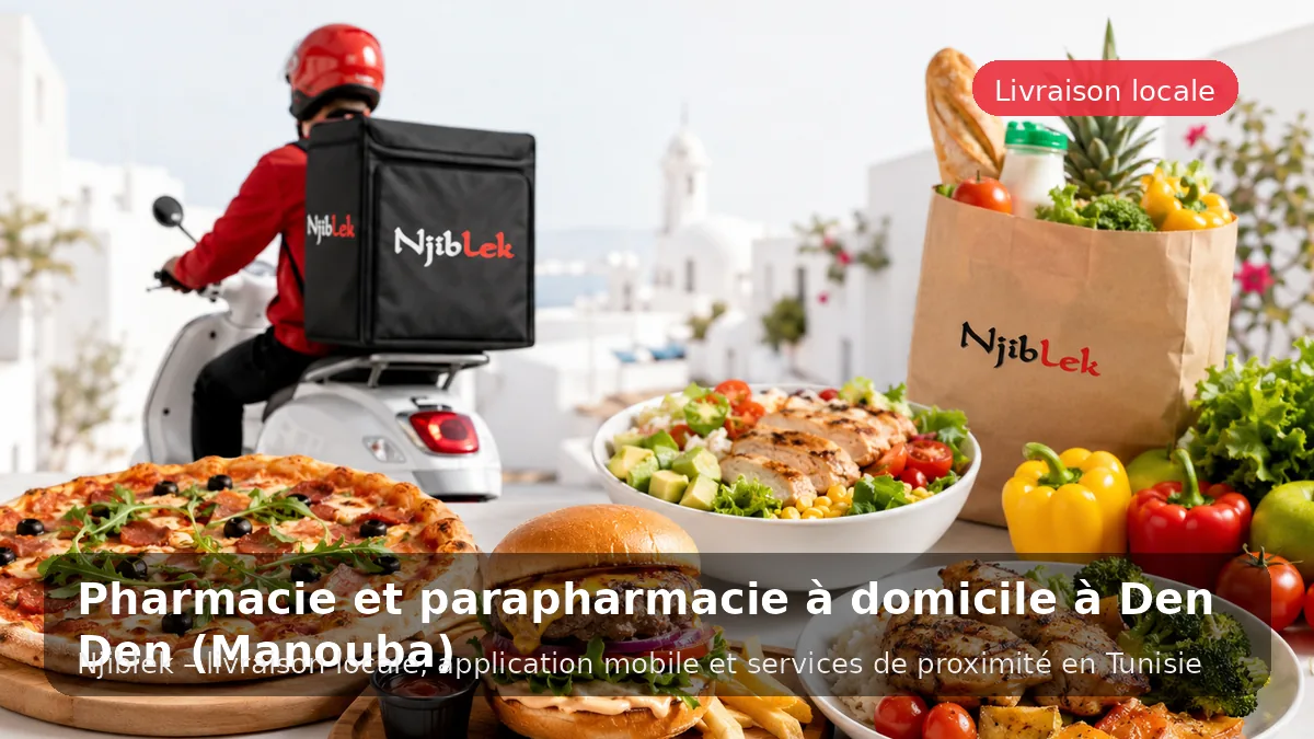 Pharmacie à Den Den avec Njiblek - service local Njiblek
