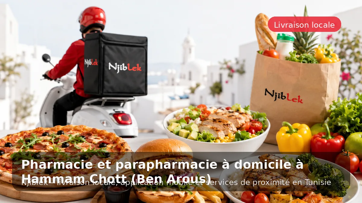 Pharmacie à Hammam Chott avec Njiblek - service local Njiblek