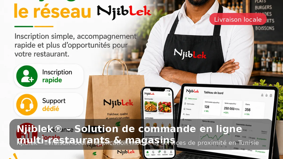 Commander auprès d’un restaurant
