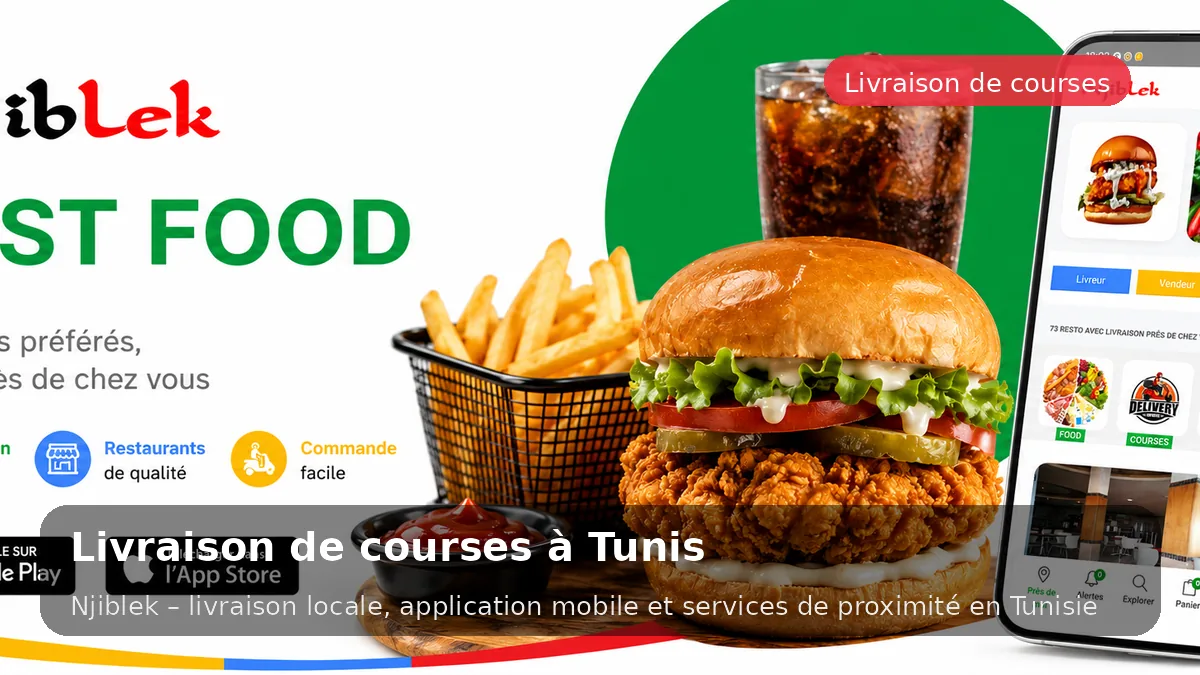 Courses du marché à Tunis avec Njiblek - service local Njiblek