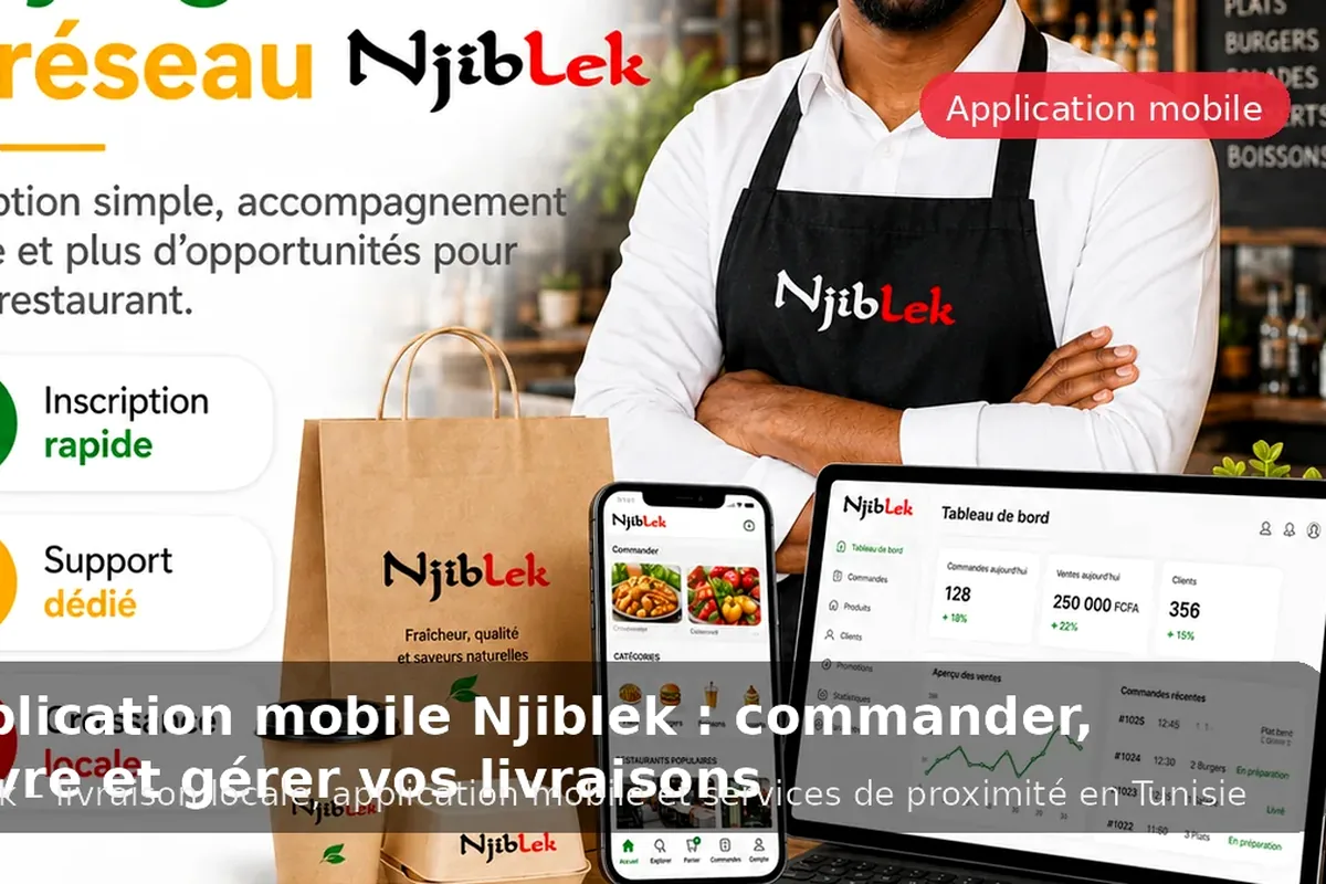 Services Njiblek — Devenir livreur Njiblek